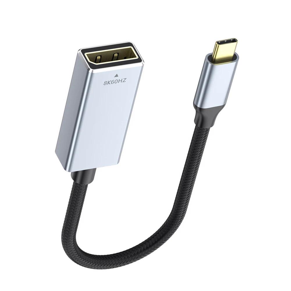 USB C  DP 1.4  ̺, CŸ-÷ Ʈ 1.4 ̺ , ƺ , Ｚ, , 8K @ 60HZ, 4K @ 120Hz